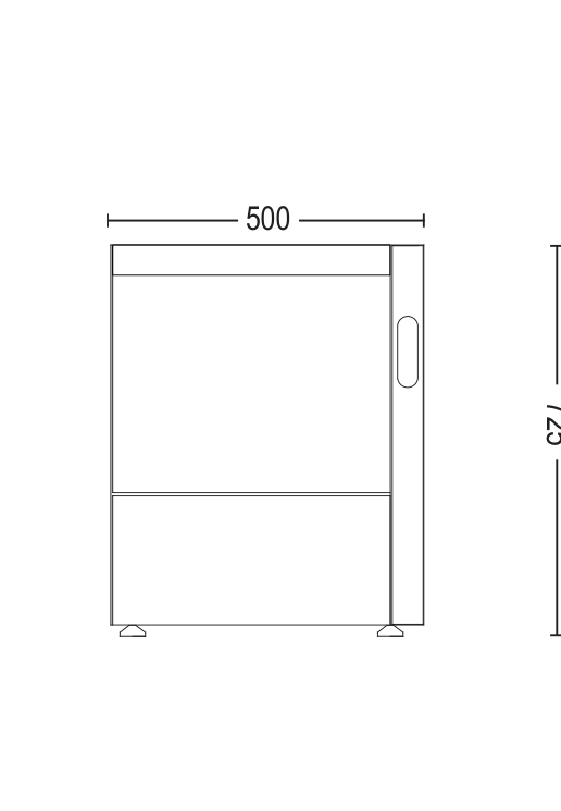Disegno tecnico fronte